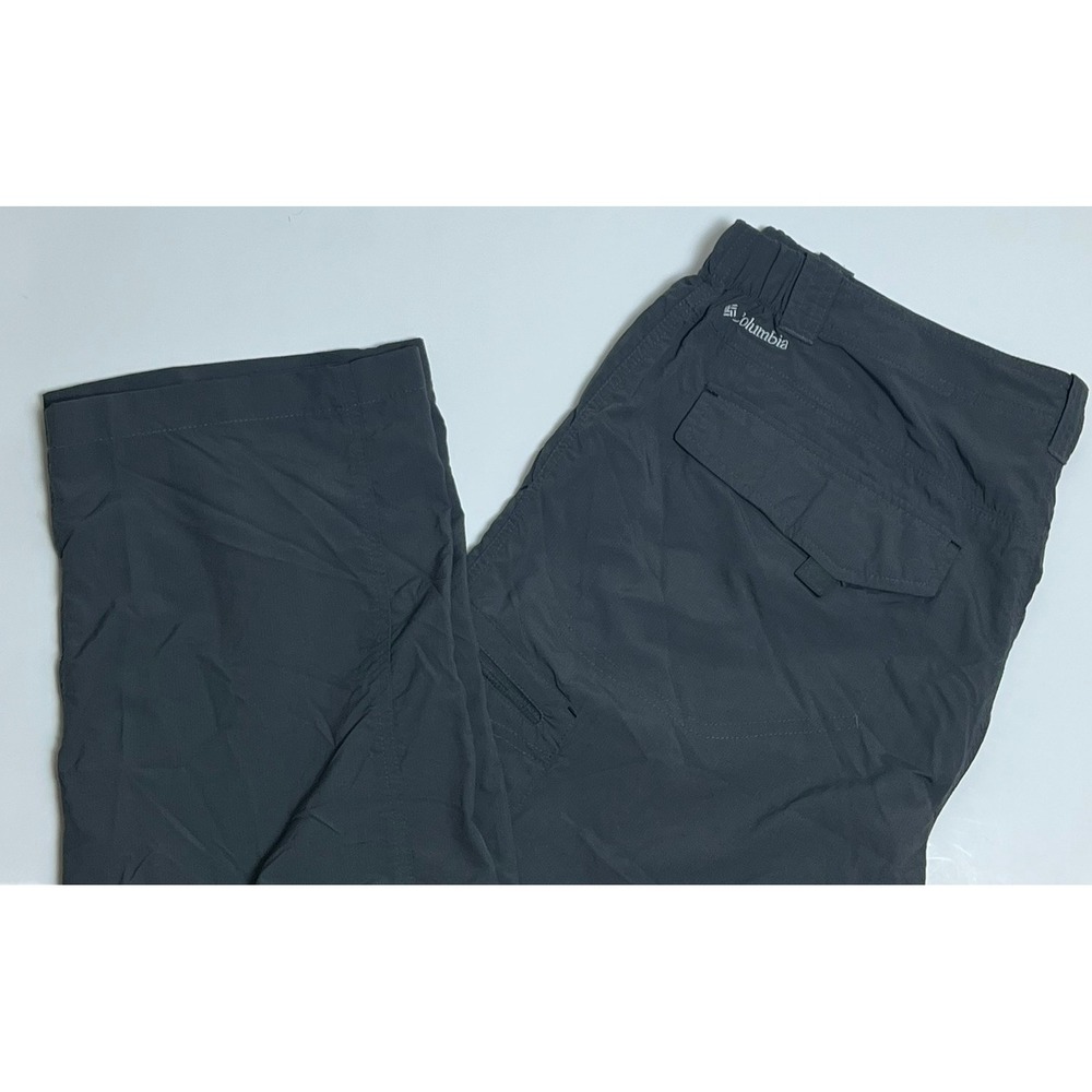 Columbia Men's Convertible Hiking Pants Zip Off Cargo Outdoor Gray‎ Size 38W 34L